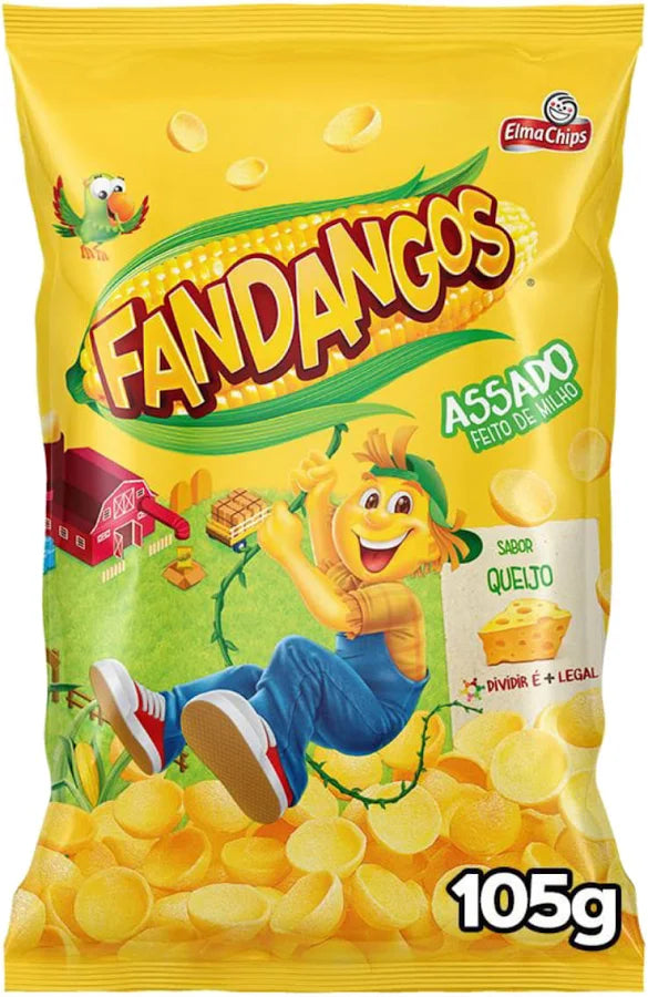 Elma Chips Salgadinho Fandangos: Queijo (105g)